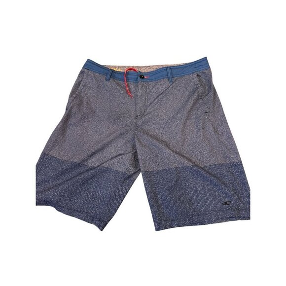 ONeill Mens Hybrid Swim Shorts Size 36 Blue & Gray Two-Tone - Picture 2 of 10